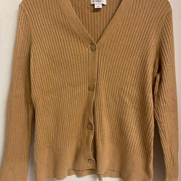 Liz Claiborne Women's Brown Cardigan Vintage - Picture 3 of 6
